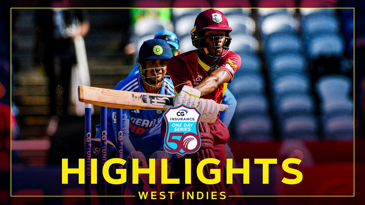 Highlights | West Indies V India | India Claim Series | 3rd CG United ...