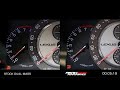 Lexus IS200 Lightened flywheel comparison