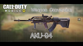 CODM | AKU-94 Weapon Conversion