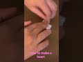 how to make a heart out of a gum wrapper