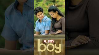 Top 5 School Love Story 😍 || South Movies || #schoollife #shorts