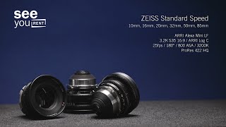 ZEISS Standard Lens Test 4K ARRI Alexa Mini LF #LensMap