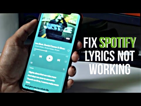 How To Fix Spotify Lyrics Not Working/Showing In Iphone Or Ipad - YouTube