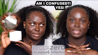 Invisible Man Could NEVA! / BECCA ZERO NO PIGMENT FOUNDATION \u0026 HIGHLIGHTER | Ohemaa Bonsu