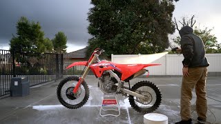 ASMR-ish Honda CRF250R Wash