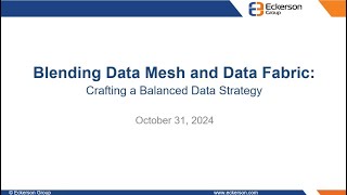 Delving into Data Mesh and Data Fabric: Two Paradigms for Modern Data Management - Webinar