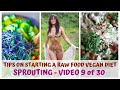 SPROUTING • TIPS ON STARTING A RAW FOOD VEGAN DIET • VIDEO 9/30