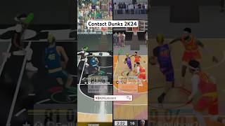 NBA 2K24 How to Get Contact Dunks: Dunk Packages + Ratings Tips on 2K24 #nba2k24 #2k24 #2k
