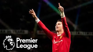 Cristiano Ronaldo's hat trick for Manchester United v. Tottenham | Premier League | NBC Sports