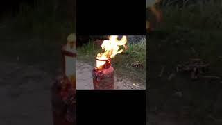 Gas Cylinder Blast | Live Cylinder Blast | #short #shortexperiment