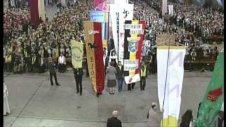 Ancoli 2011 à Lourdes : la procession d'ouverture de la messe finale