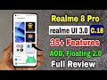 Realme 8 Pro C.18 realme ui 3.0 android 12 update features, Aod customise | realme 8 pro new update