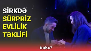 Sirkdə sürpriz evlilik təklifi - BAKU TV