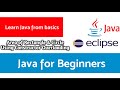 Area of Rectangle & Circle Using Constructor Overloading in JAVA || Java Tutorial