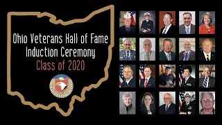 Ohio Veterans Hall of Fame Class of 2020 Induction Ceremony