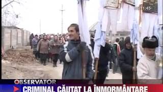 Criminalul calugarului decapitat cautat la inmormantare 22 NOIEMBRIE 2011