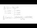 HOW DO YOU DIFFERENTIATE coth(x)? (HYPERBOLIC FUNCTIONS, HYPERBOLIC COTANGENT, QUOTIENT RULE, COTH)