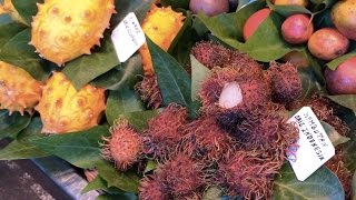 Vegan fruit feast at La Boqueria, Barcelona, Spain