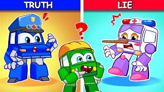 🤥 누가 거짓말을 했을까? 진실 VS 거짓! 🕵️‍♂️ | RoboSquad 유아 애니메이션