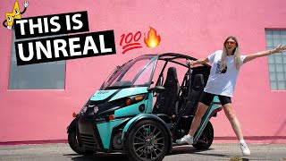 This weird electric vehicle says “FU” to SUVs | Arcimoto FUV