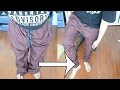 DIY: Baggy to Skinny Thrifted Trackpants! | KAD TRANSFORMATION #3 DIY: Baggy to Skinny Thrifted Trackpants! | KAD TRANSFORMATION #3