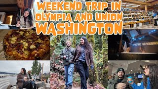 weekend trip in Olympia and Union, WA (exploring shops, walking trails, cooking, painting, & more!)