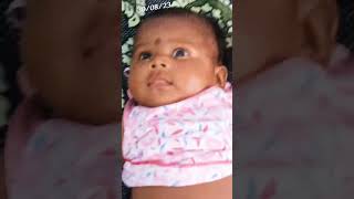 தன் பெயரை கேட்டவுடன் React செய்யும் என் செல்லம் 😘 #shorts #baby #cute