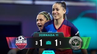 Jijantas FC de LISBETH CID VS Las Troncas FC de VIOLETA | Partido Completo Jornada 11 (1-1) (3-1)