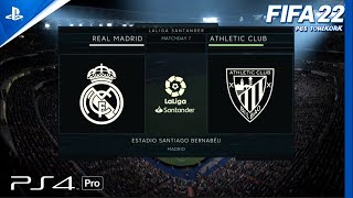 FIFA 22 - Real Madrid vs Athletic Bilbao - La liga 18 Oct, 2021 | Gameplay & Prediction