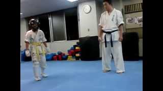 少年部スパーリング　Karate Kids Kumite 2011