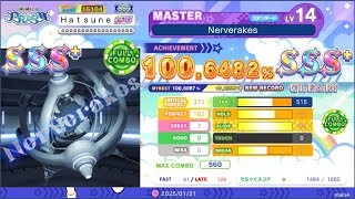 MAIMAI DX PRiSM Nerverakes MASTER LV14(14.1) SSS+ 100.6482% FC+ 7-0-0