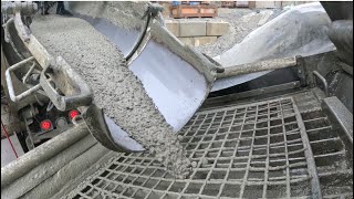 Pumping super high slump, self-consolidating concrete: