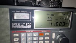 Grundig Satellit 800 Millennium ShortwaveRadio: Chirping Transmission on 4260 Khz