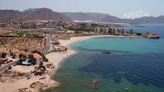 Mazarron landscapes, Costa Calida, Spain 2017.07 aerial video