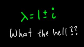 Complex Eigenvalues and Eigenvectors [Passing Linear Algebra]