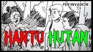 HANTU HUTAN - Cerita Gambar - Cerita Bergambar