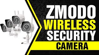 Zmodo Wireless Security Camera System (4 Pack) , Smart Home HD Indoor Outdoor WiFi IP Cameras