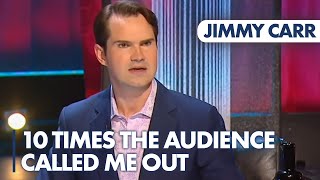 10 Times The Audience Got On The Wrong Side Of Jimmy Carr