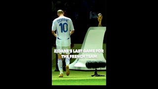 Zidane's last World Cup match - Iconic 😨🥶