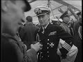 king gustaf vi adolf of sweden sails to finland on state visit 1952