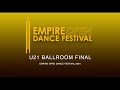 U21 BALLROOM FINAL ~ EMPIRE OPEN DANCE FESTIVAL 2024