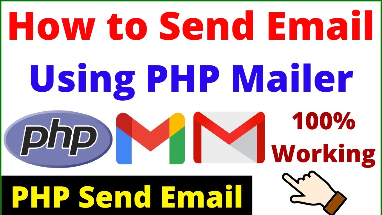 PHP Tutorial: How To Send Email Using PHP With PHP Mailer Gmail SMTP ...