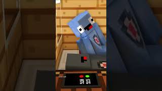 Minecraft: MORNING ALARM BE LIKE 💤🔥 #minecraft #tiktok #animation #minecraftshorts