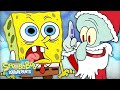 Spongebob's Best Holiday  Winter Moments ❄️ | 45 Minute Compilation | Spongebob
