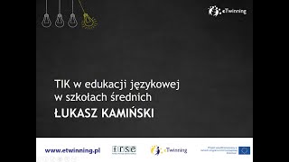 02.12.2020 - TIK w edukacji językowej w szkołach średnich (Wordwall) - Łukasz Kamiński