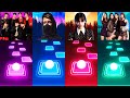 BTS vs ALAN WALKER vs WEDNESDAY ADDAMS vs BLACKPINK | Tiles Hop EDM Rush