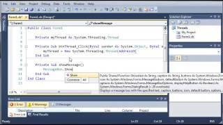 Visual Basic Tutorial 144 Threading ‏
