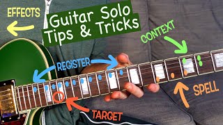 Easy to Remember Guitar Solo Tips (and Tricks)