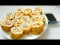 RICE ROLL EGGS RECIPE , for school children, children love it,