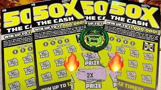 Florida lottery New 50X the cash $5 scratch off!!